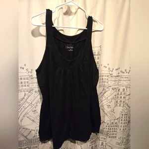 NWOT Women's Maurices Black Tank Size 3